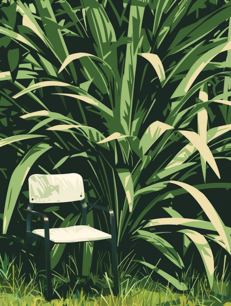 Stuhl im Gras
