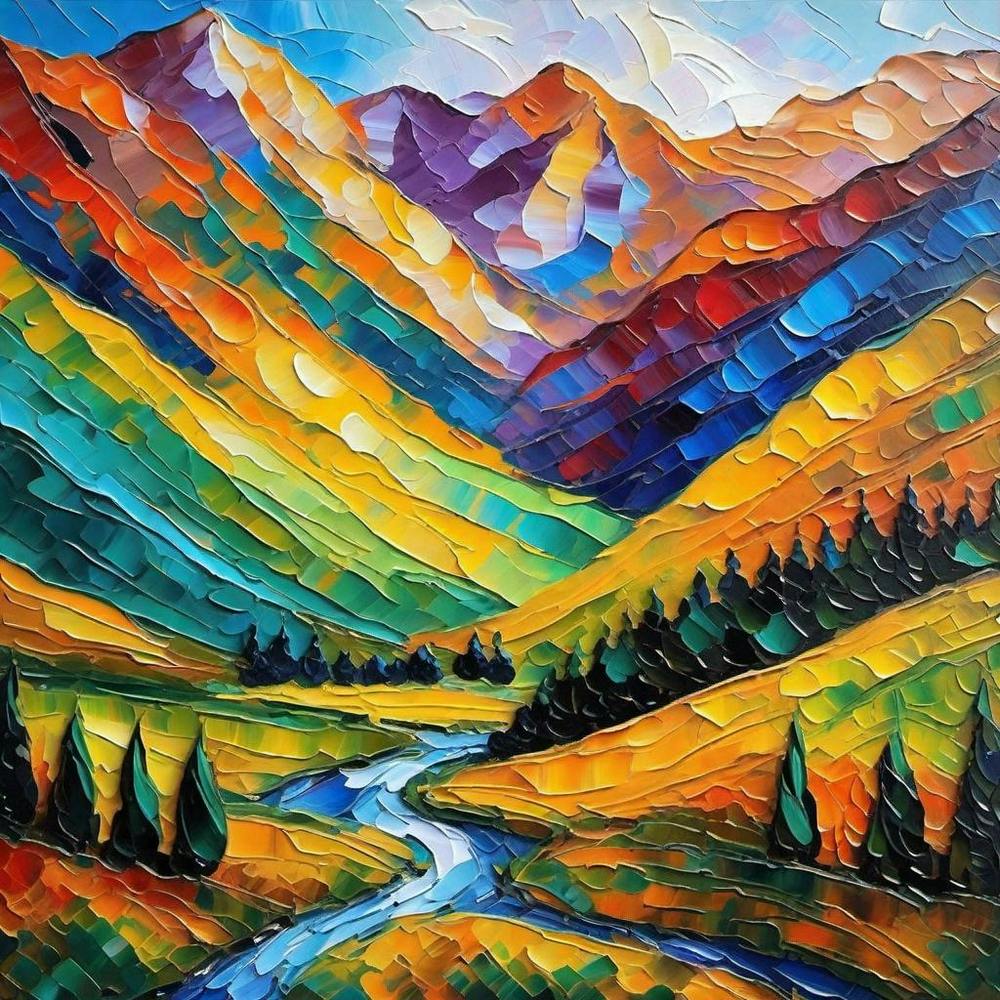 Mountain Landscape Painting 2