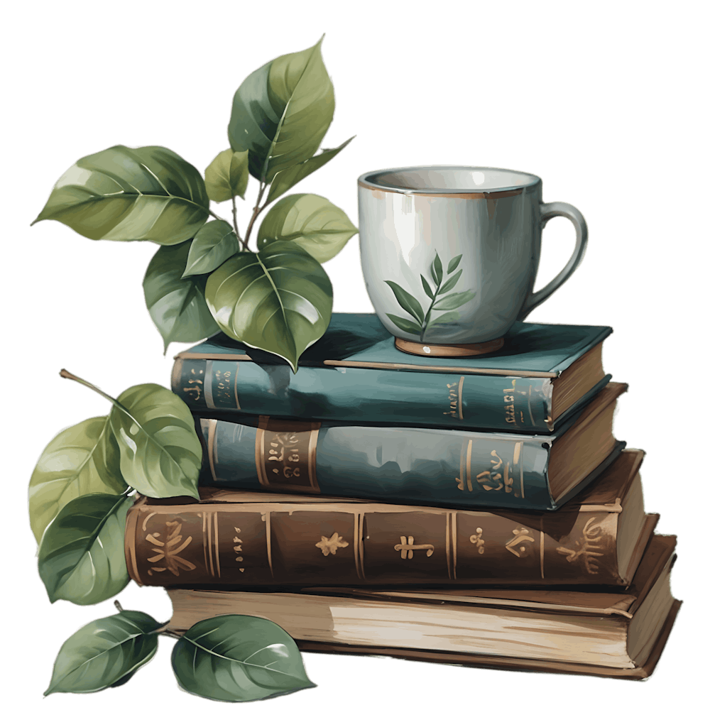 Books With Flowers 7