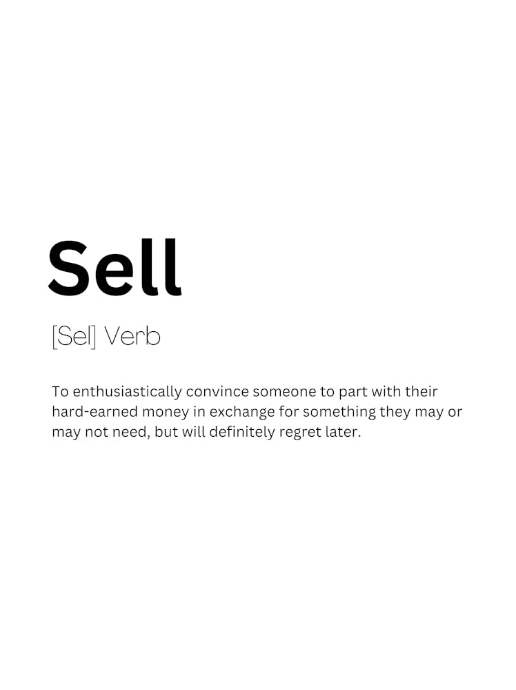 Sell Definition Meaning