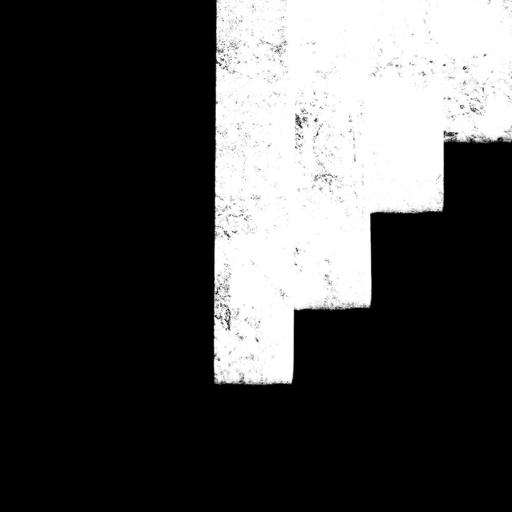 Abstract Black And White Grunge Painting vol. 3