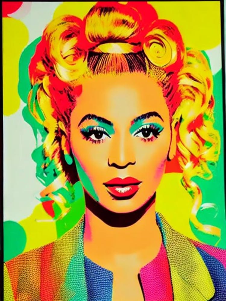 Beyoncé 2 Colourful Pop Art