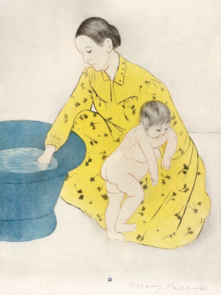 The Bath (1890–1891), Mary Cassatt