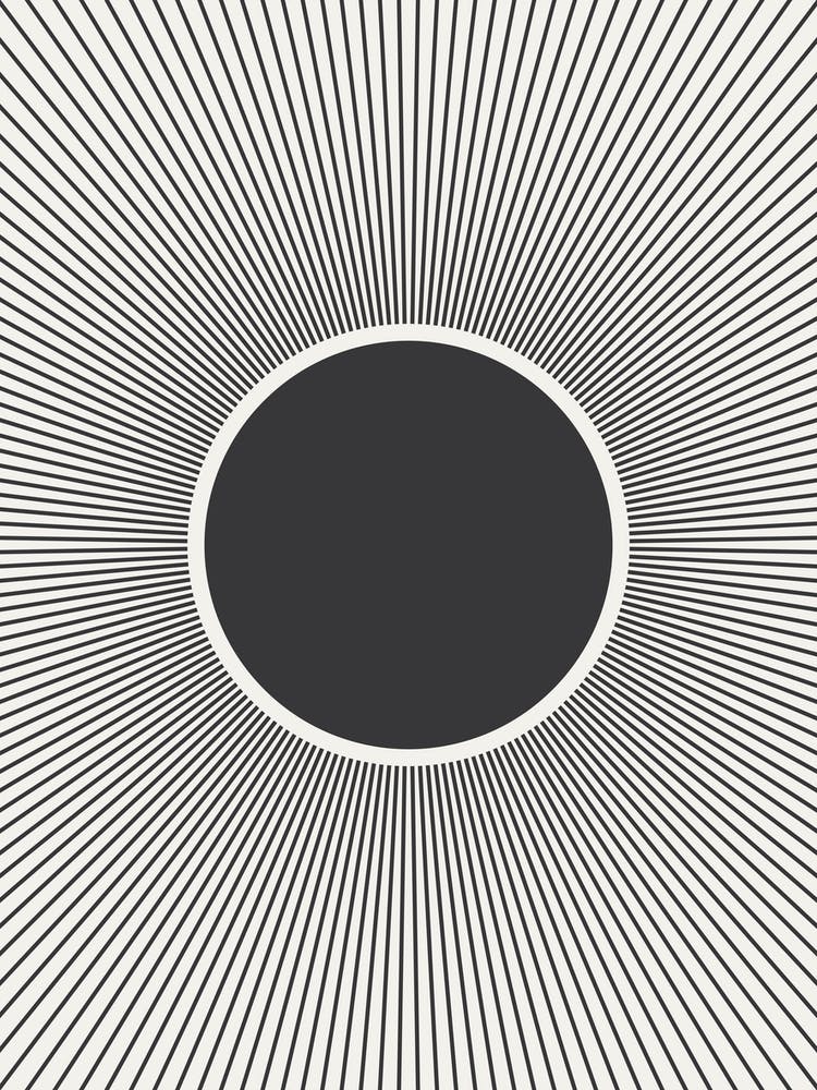 Sunburst Background, Abstract Boho