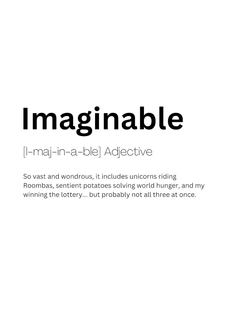 Imaginable Definition Meaning 1