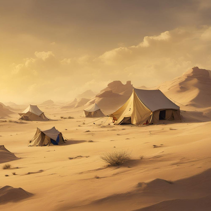 Tents In The Desert