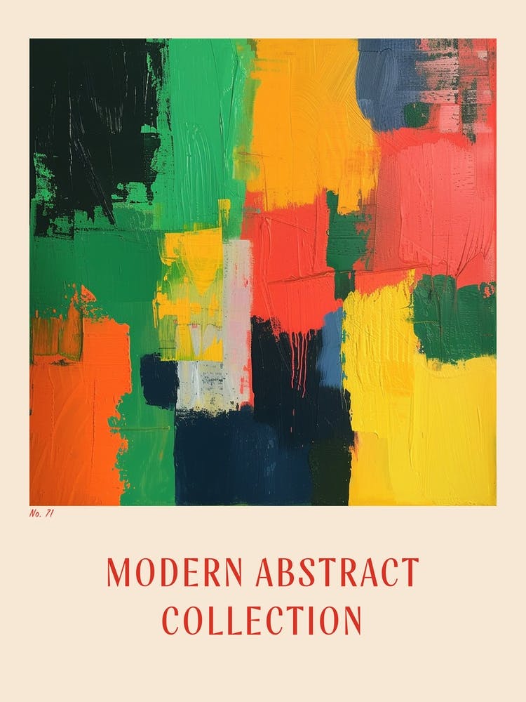 Modern Abstract Collection Poster 71
