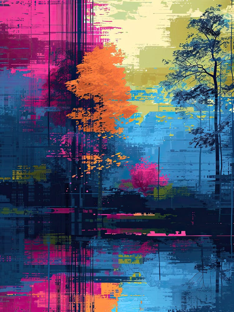 Abstract Painting | Pixel Art Series 4