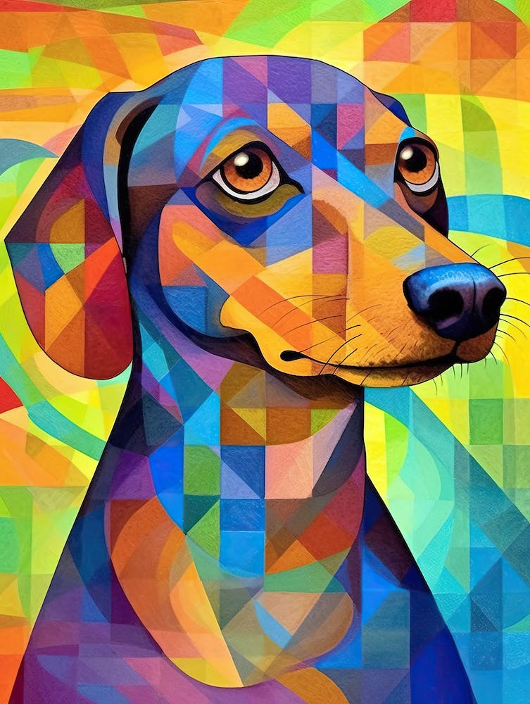 Dachshund dog print 2 1
