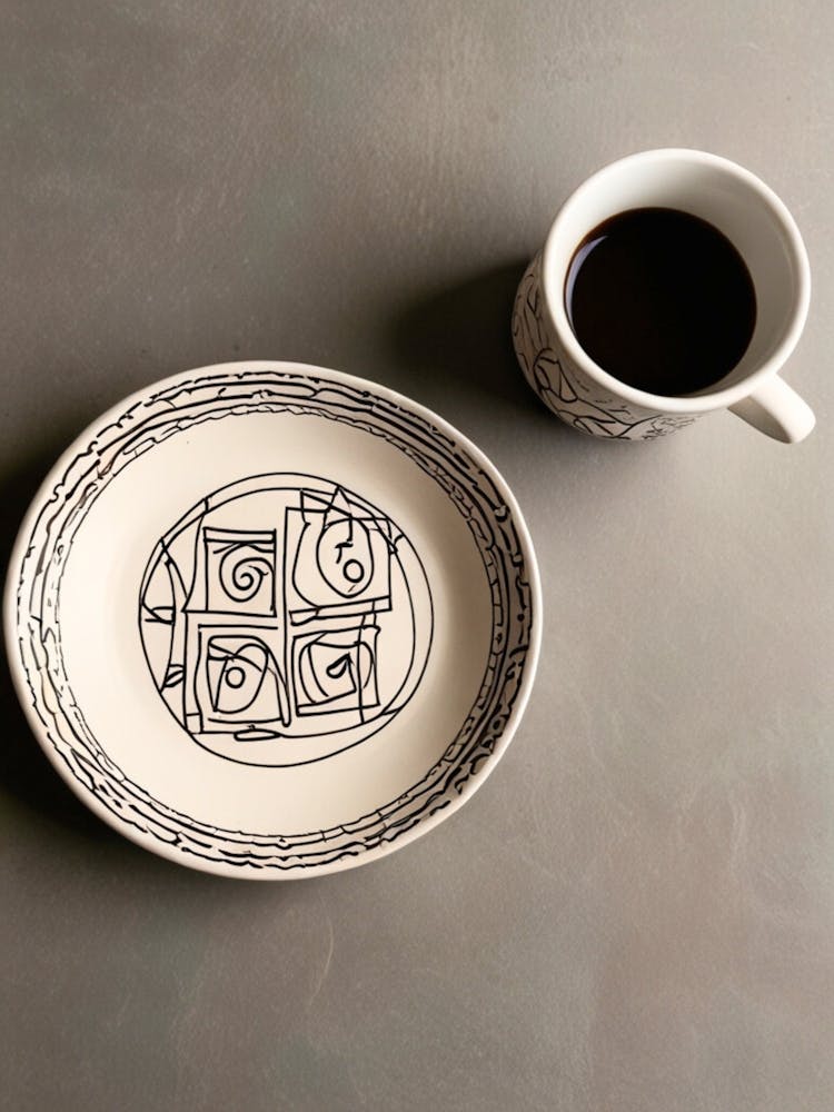 Black And White Plate 1