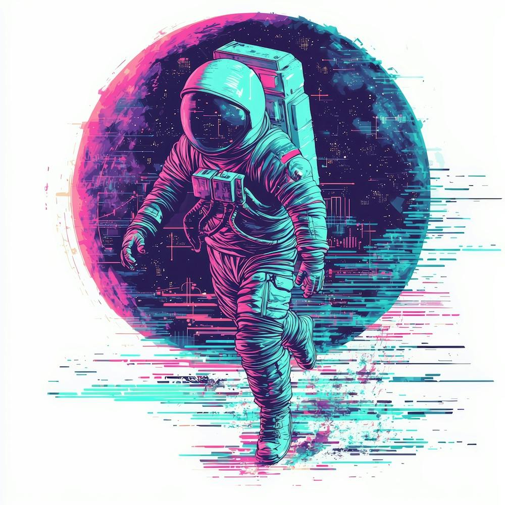 Astronaute dans l'Espace 16