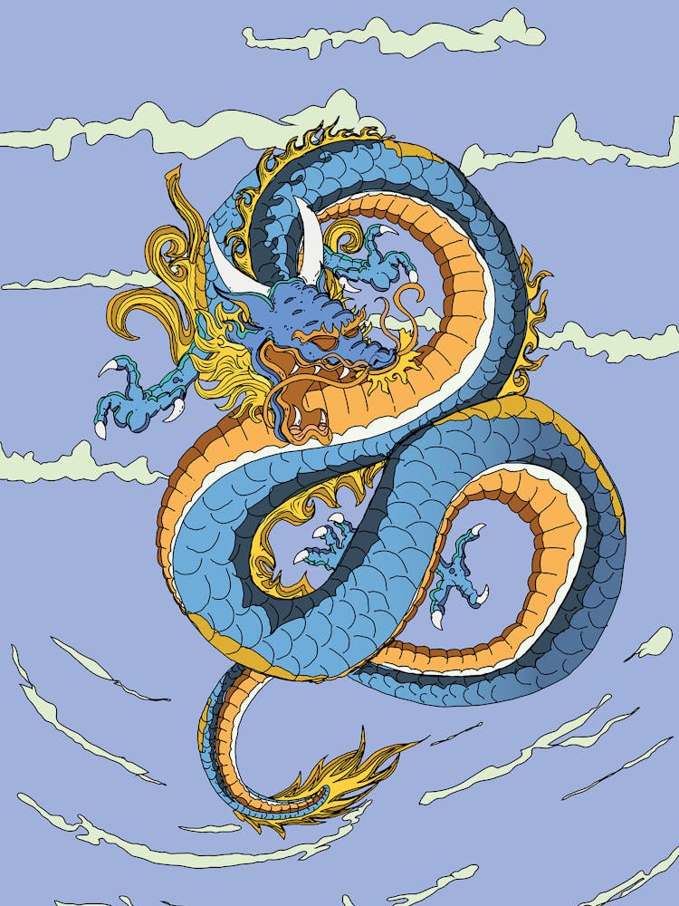 Drache im Himmel 2