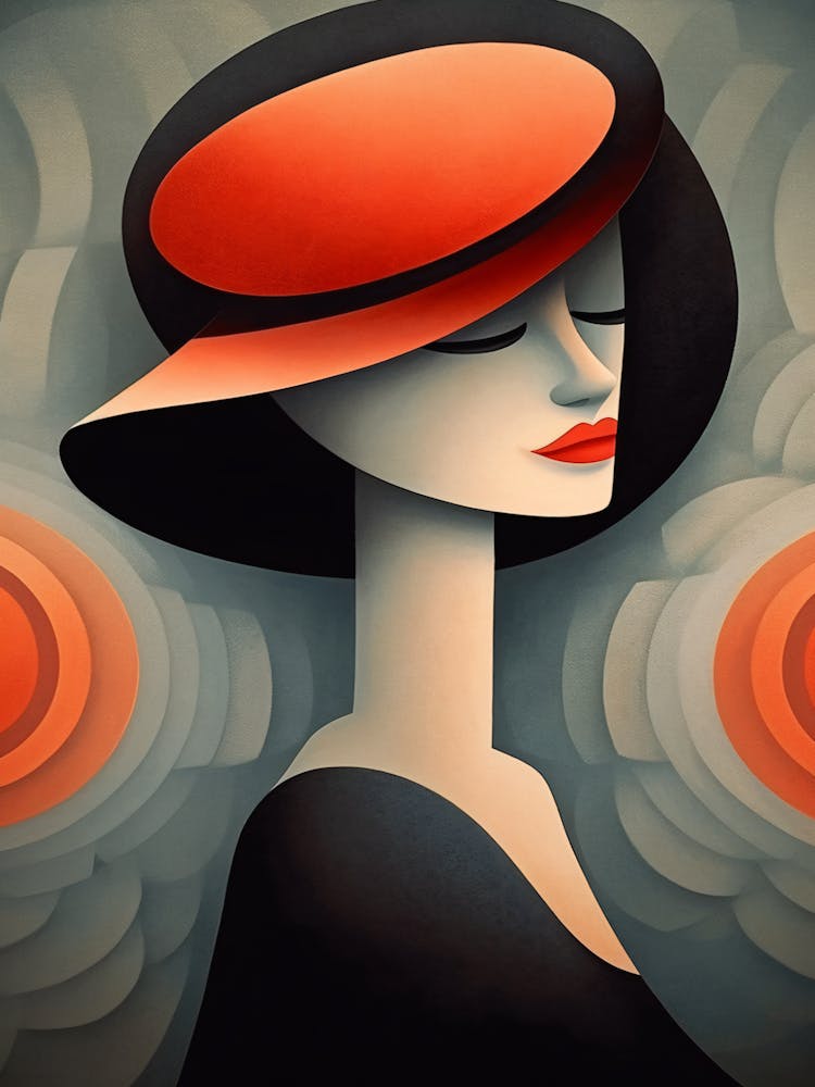 Woman In A Hat 12