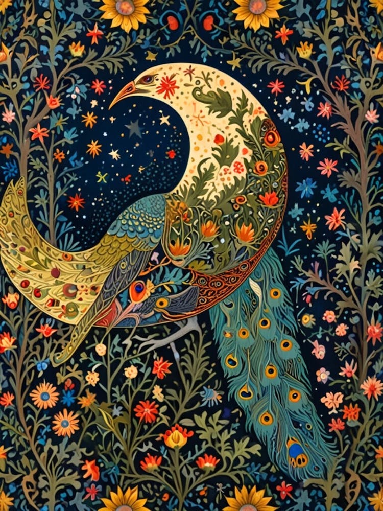 William Morris Peacock 10