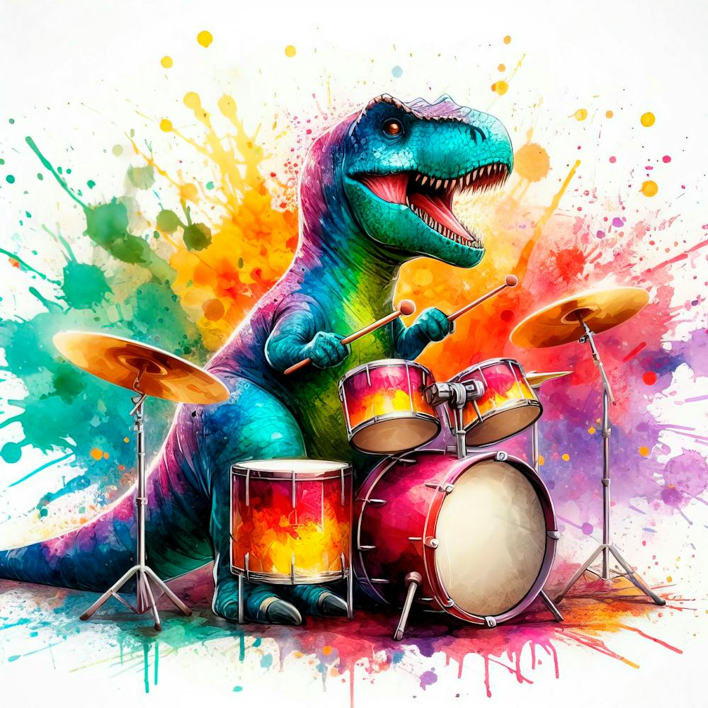 Dinosaur Drumming 1