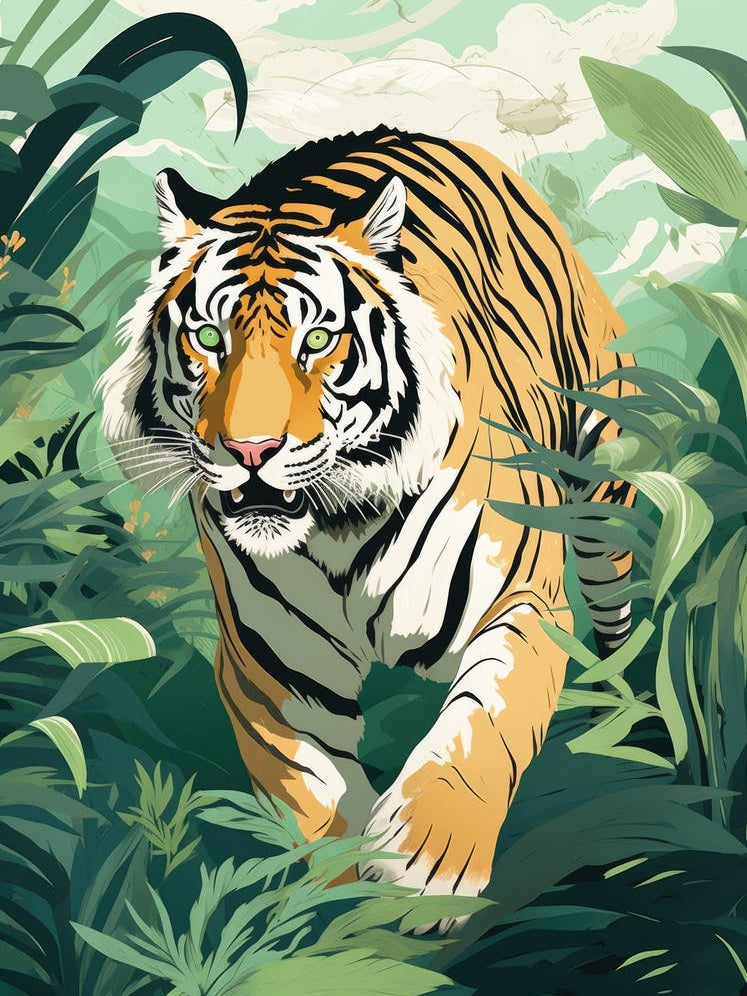 Tiger In The Jungle 43