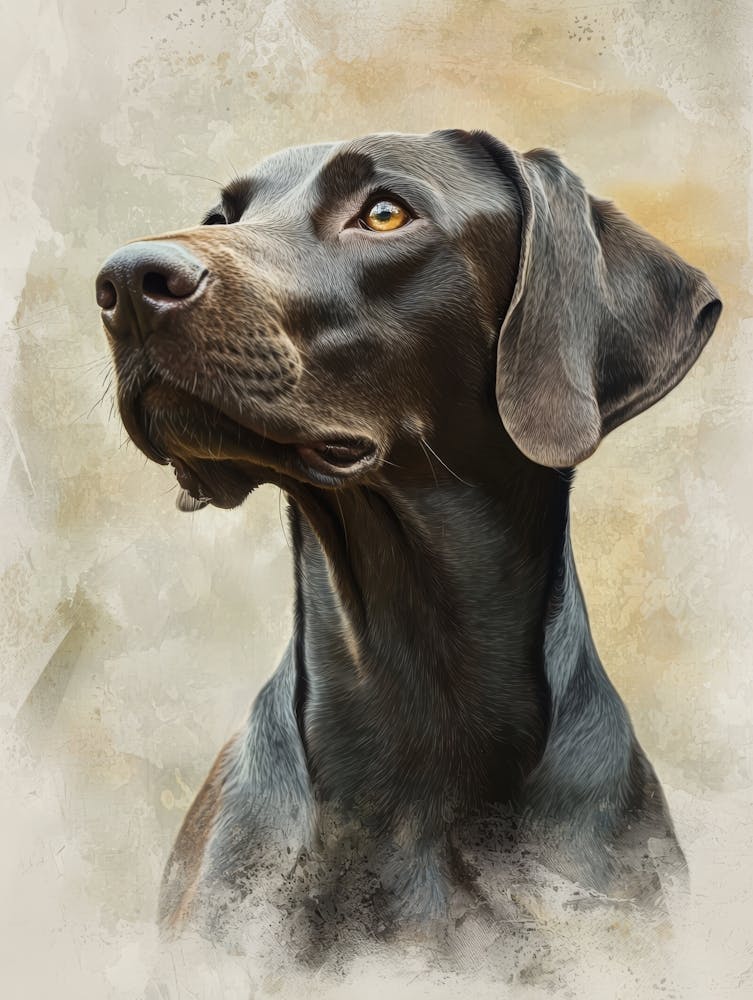 Dog Portrait.Generated AI.