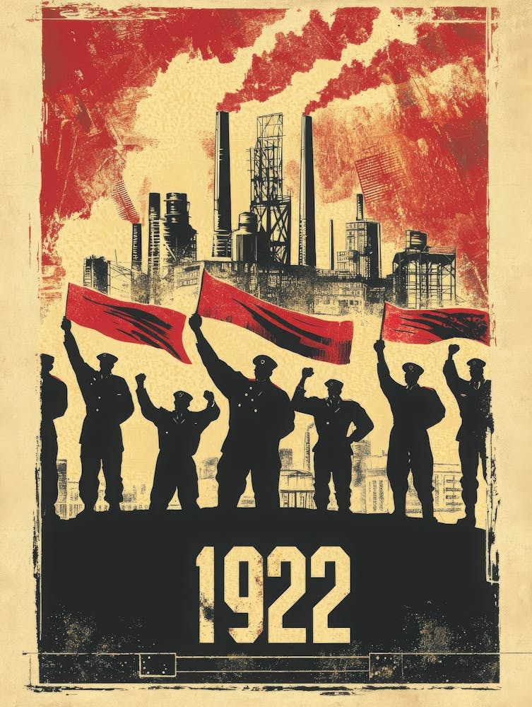 Aihrgdesign A Vintage Political Poster Marking The Formation 18