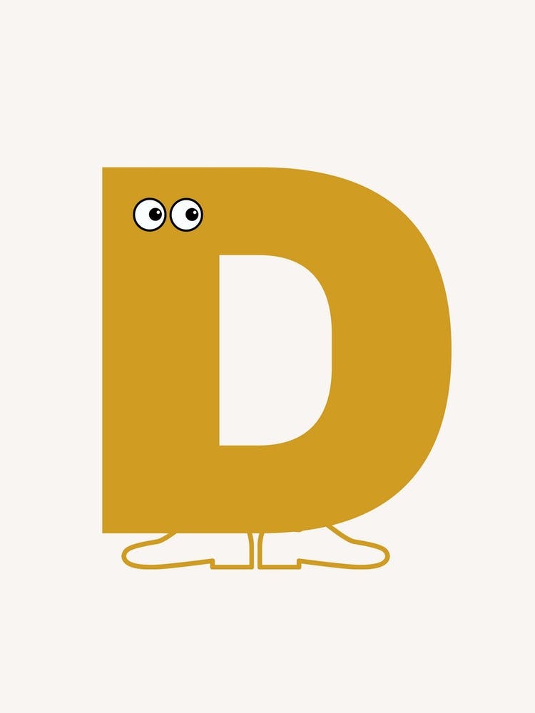Alphabet Poster D