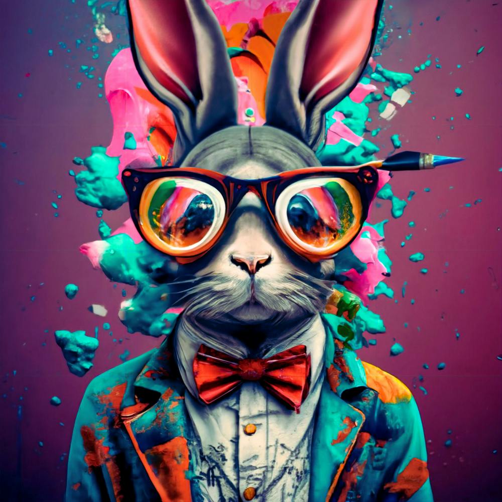 Artist Bunny