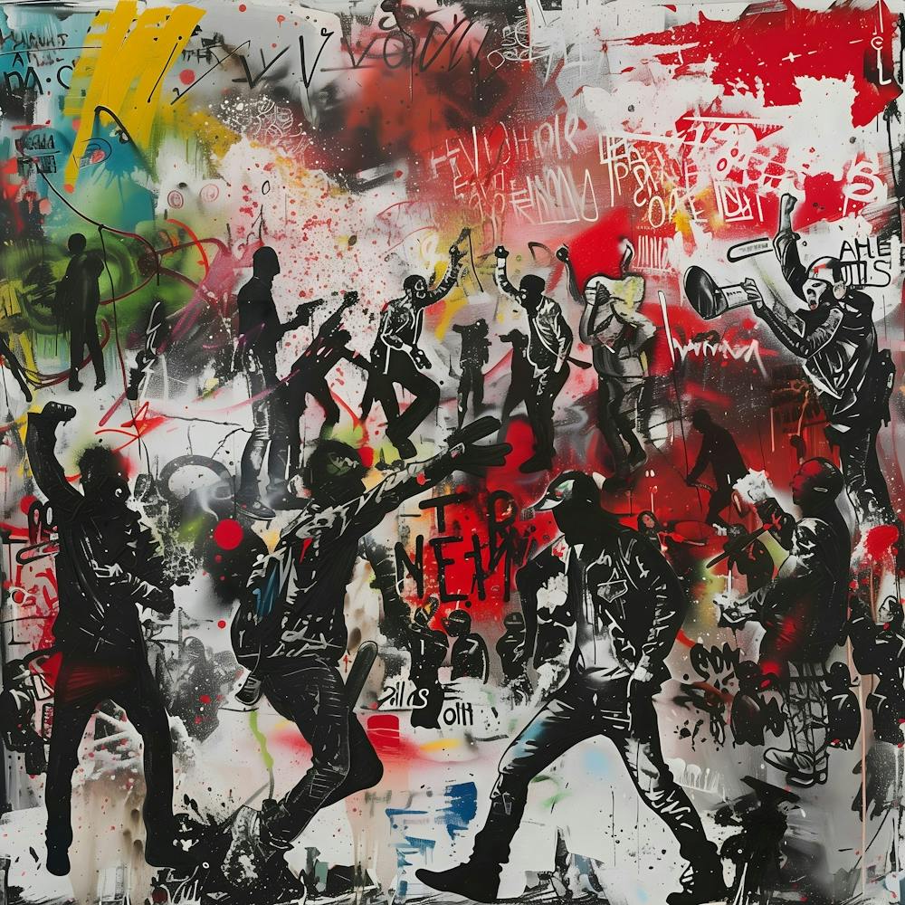 The Riot, Graffiti, Street Art, Urban Hues