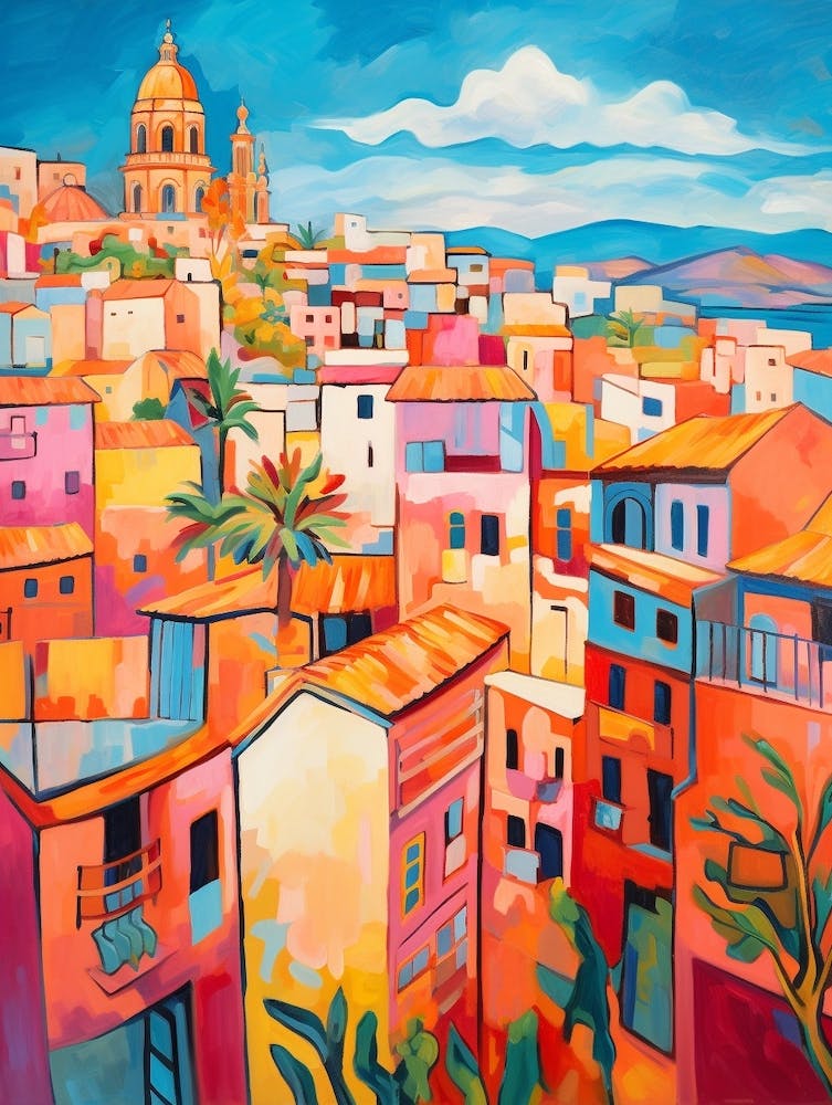 Valencia Spain 4 Fauvist Painting