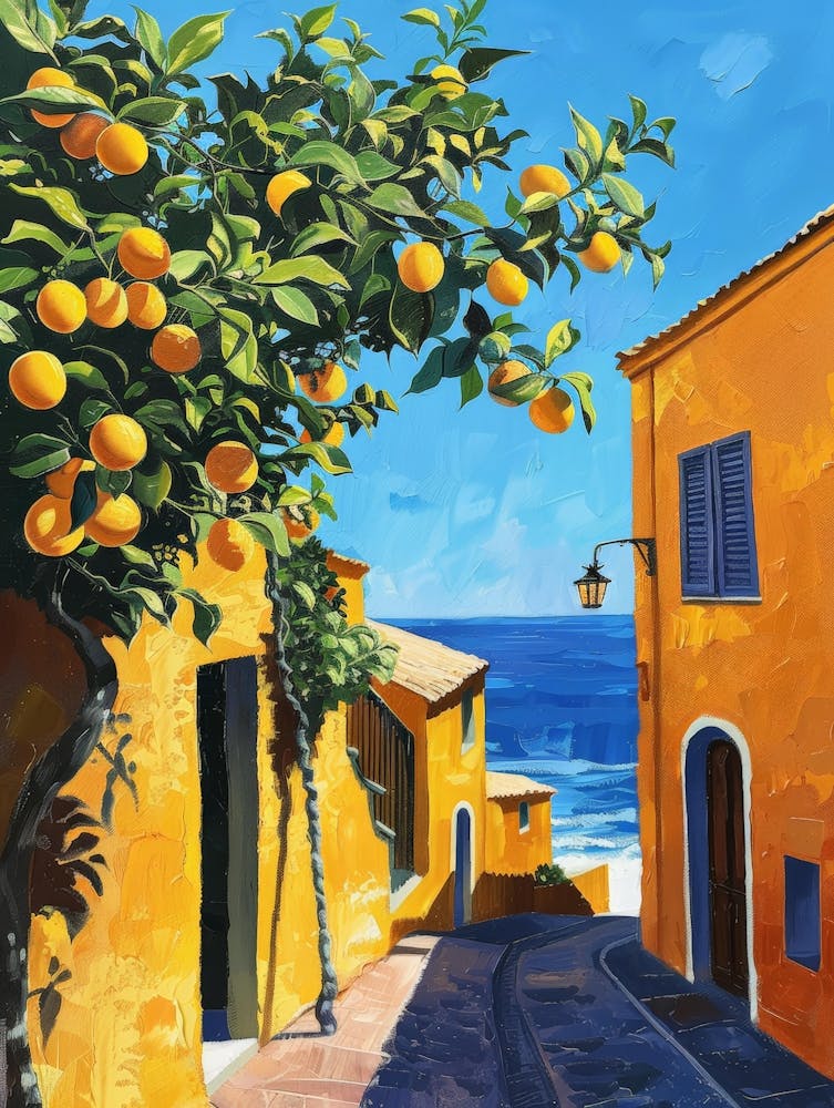 Oranges On The Street