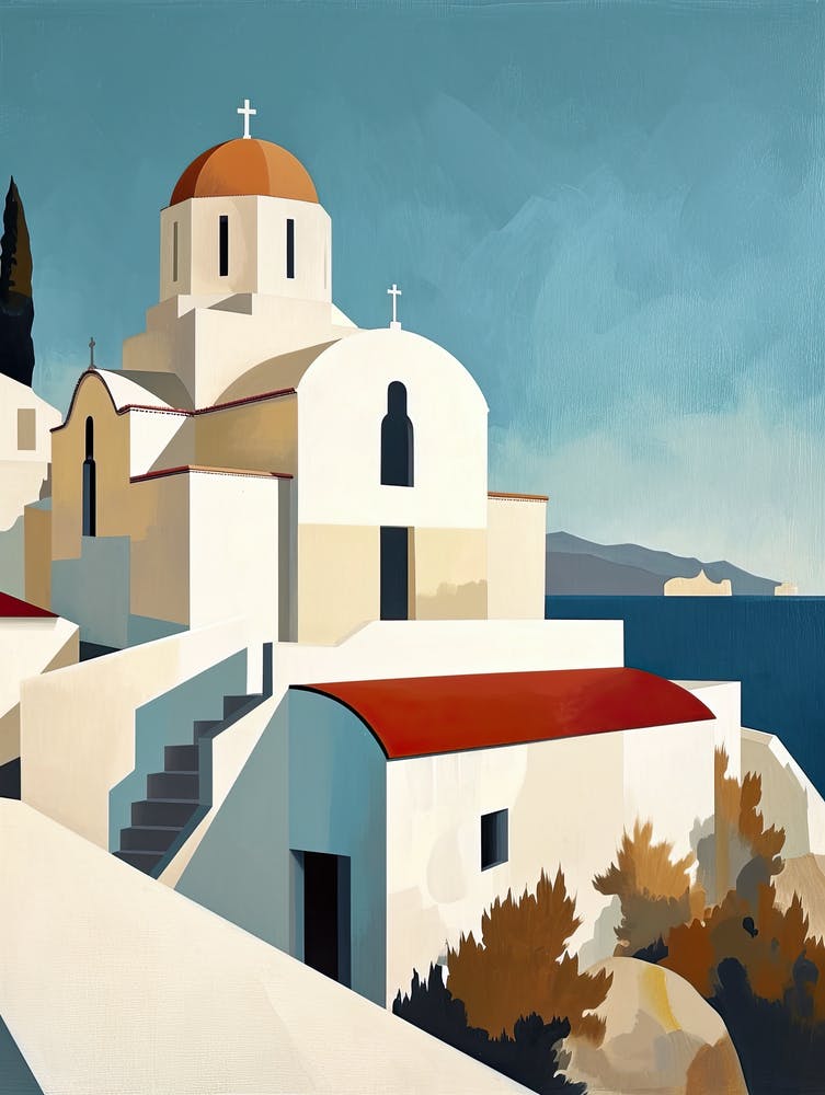 Church On The Hill, Greece