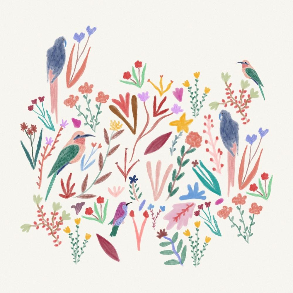 Birds In The Garden