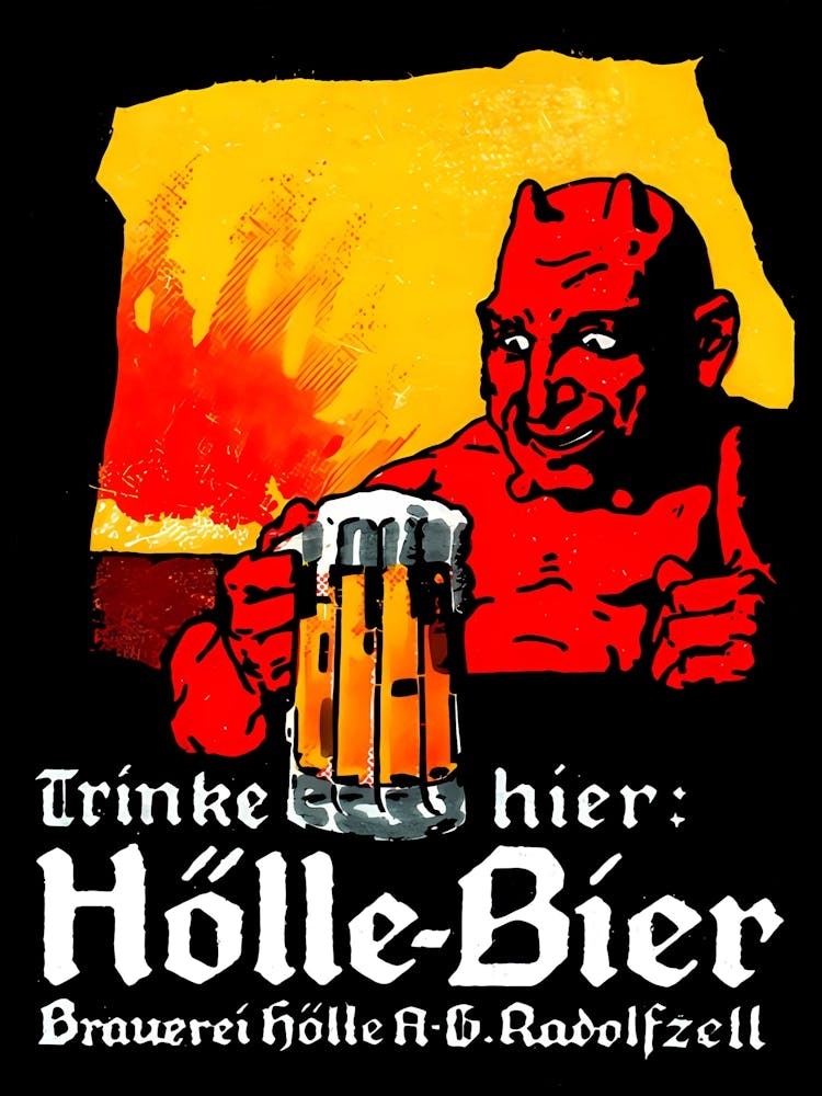Beer From Hell, Funny Beer Advertisement