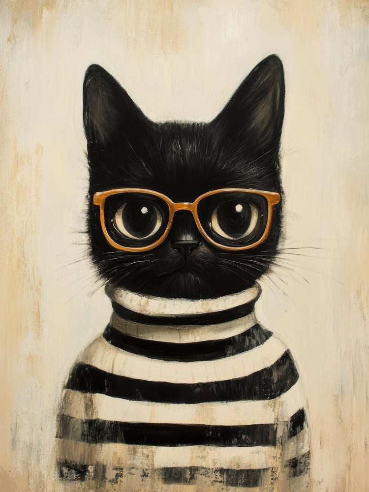 Cat In Glasses 11
