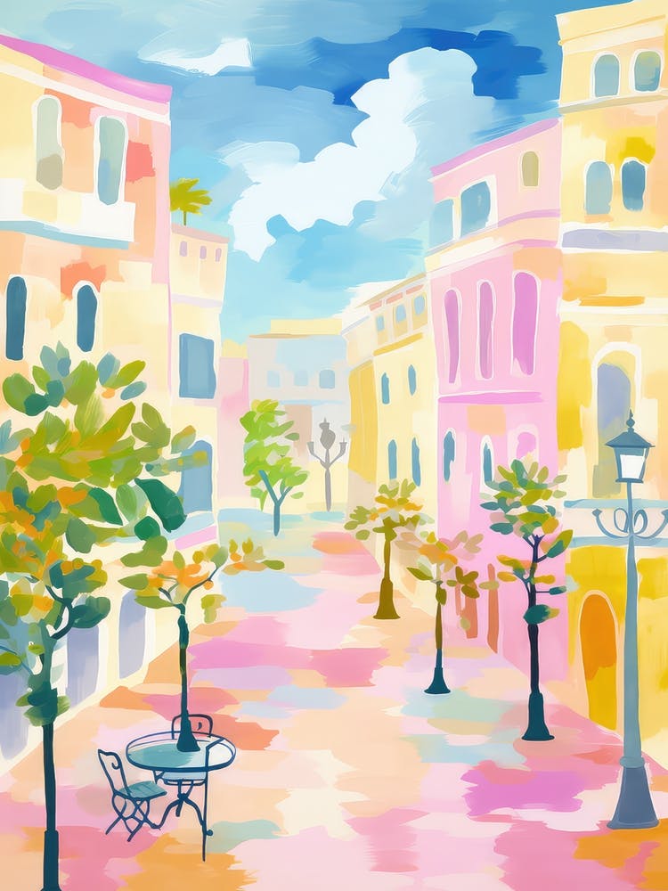 Salerno, Italy Colourful View 2