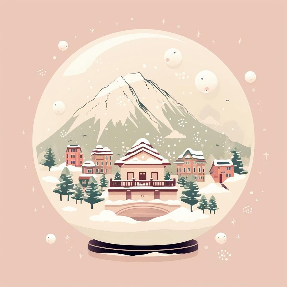 Hakone Japan Snowglobe