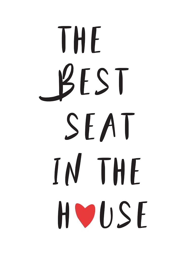 Funny Toilet Print Trendy The Best Seat In The House 01