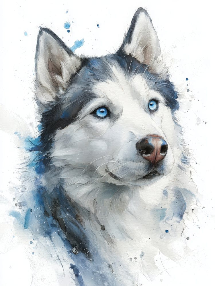 Aihrgdesign Isolated Watercolor Painting Of Dog Portraits Hus 09b6cf98 C81d 487f 9e7f C797cb1459ca 2