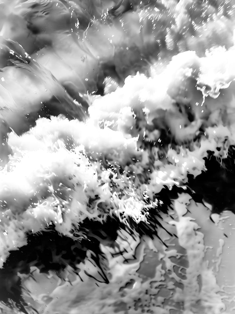 Black And White Wave 4