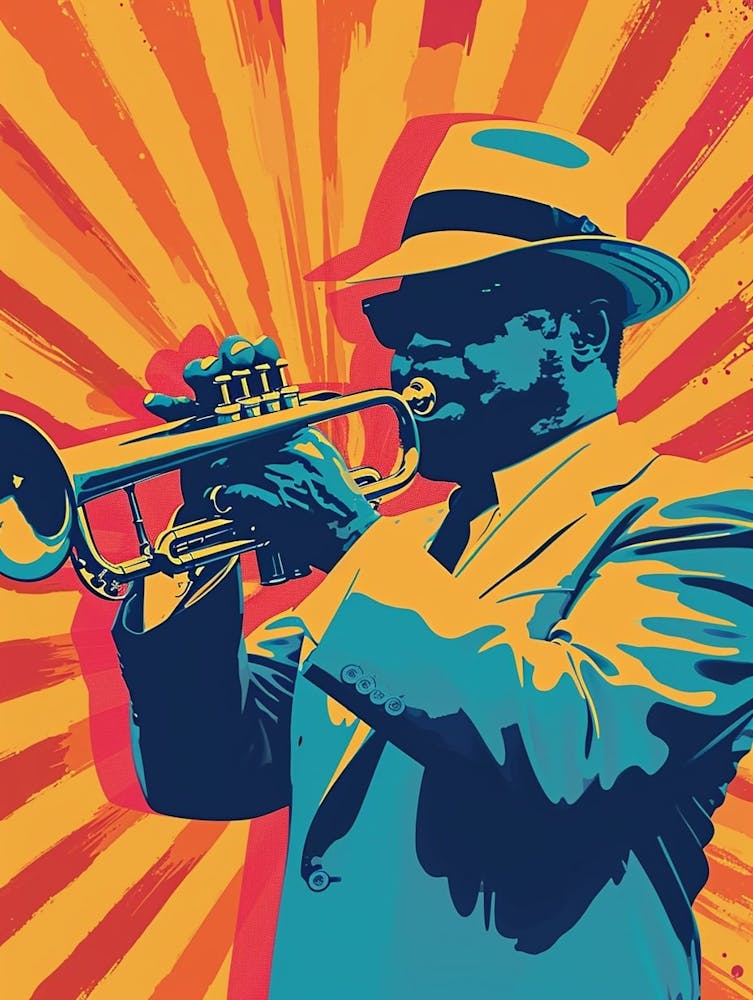 New Orleans Jazz National Historic Park Retro Pop Art 8