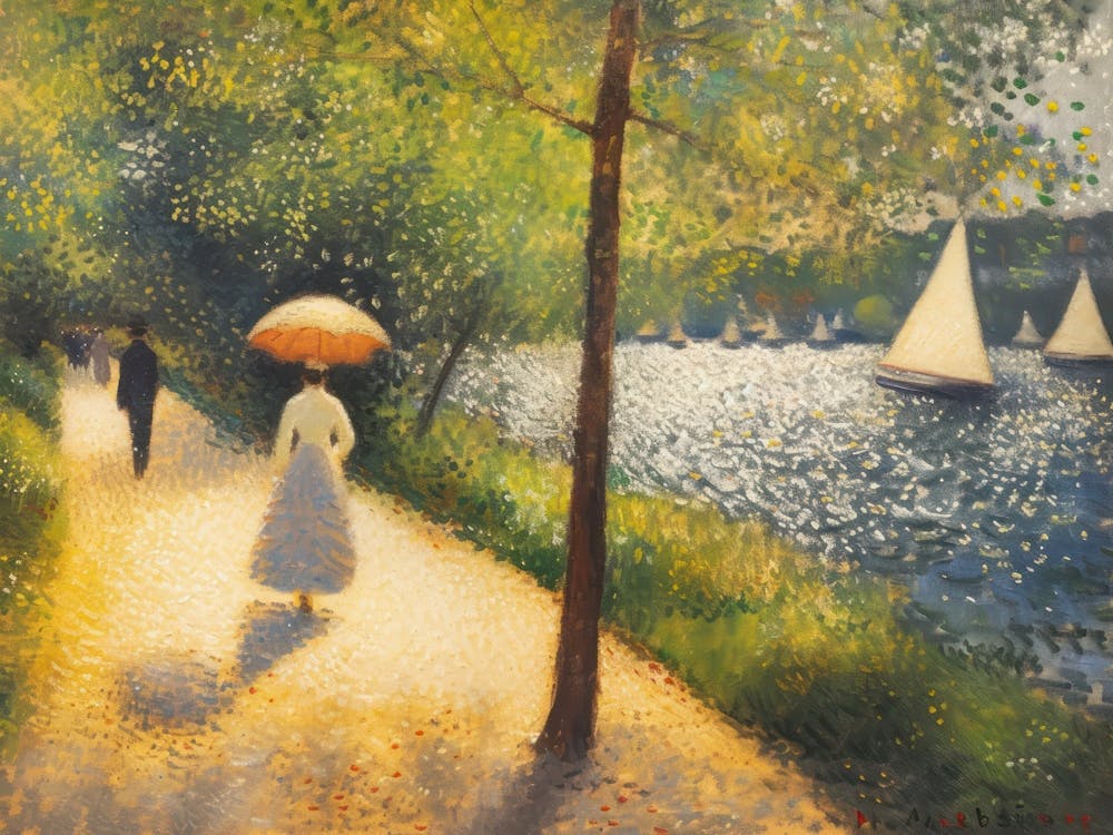 Contemporary Artwork Inspired By Georges Seurat 2