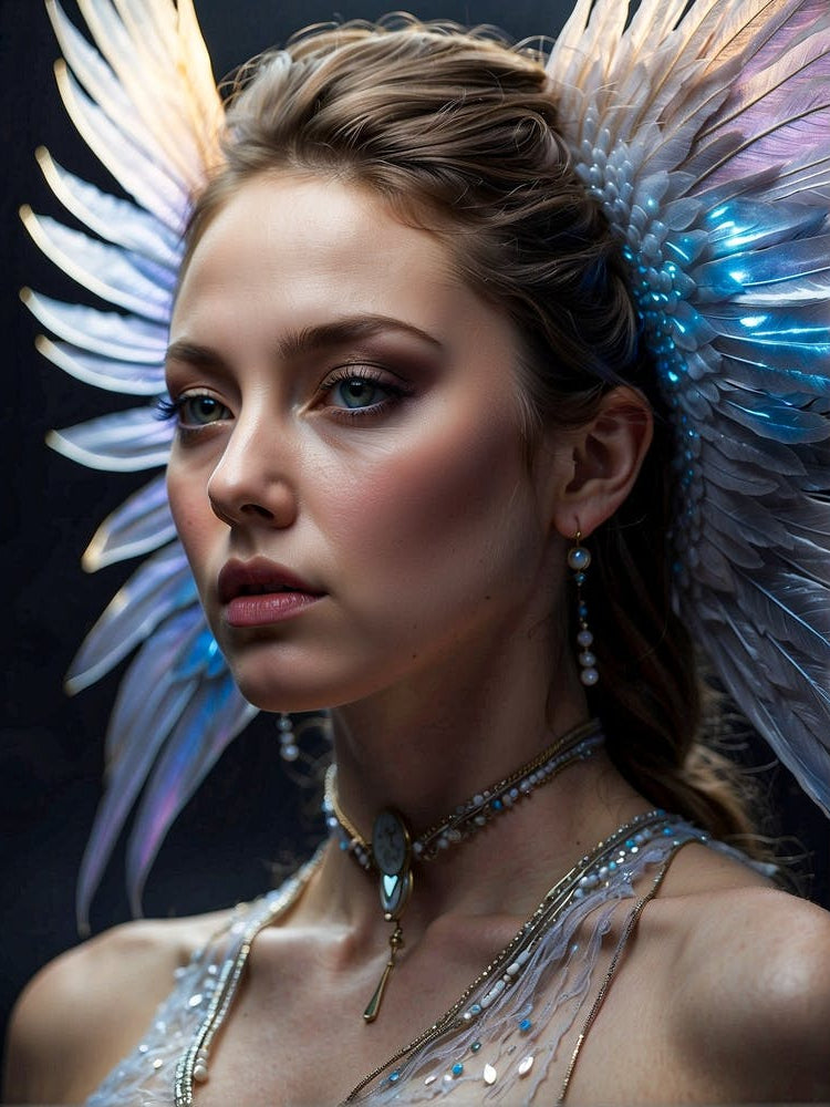 Magnificent dream, ethereal, eEagle portrait