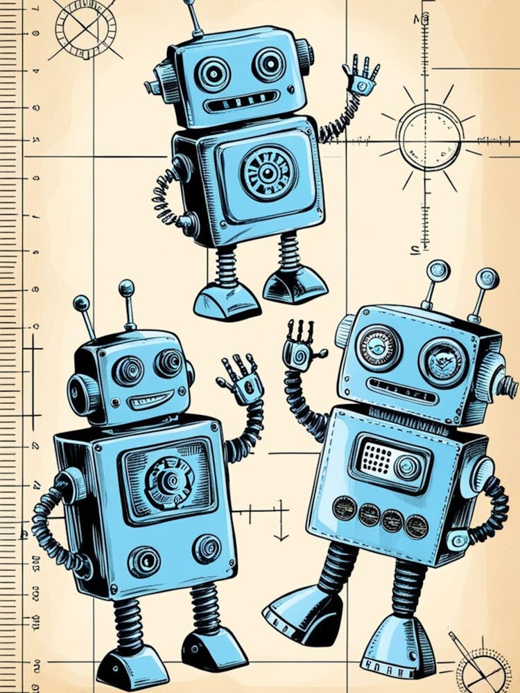 Robots On A Map