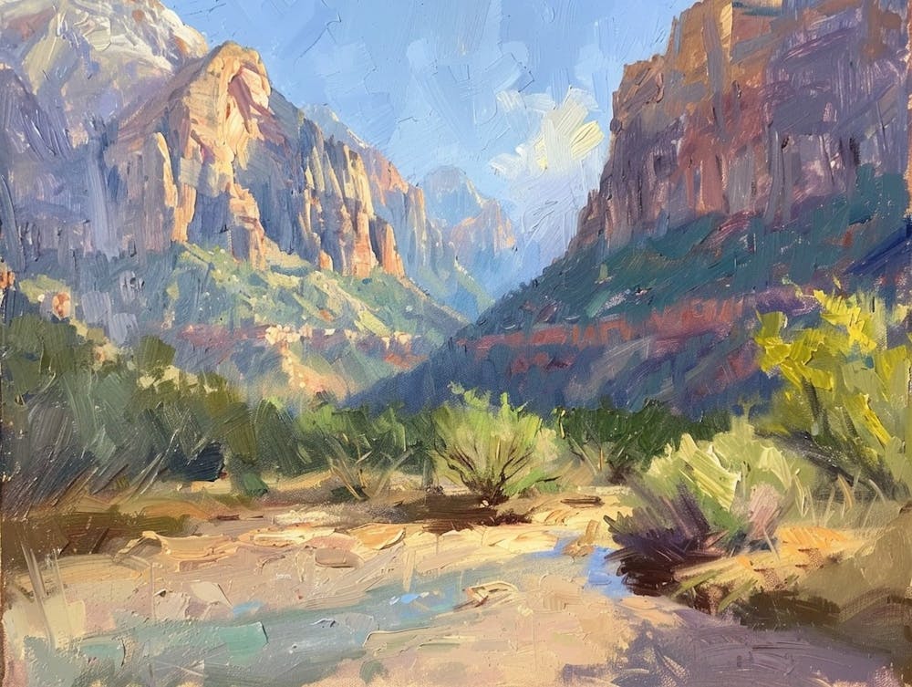 Western Landscapes Zion National Park Utah 2