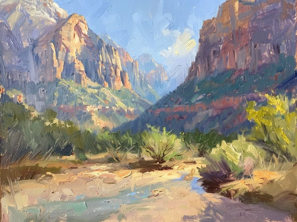 Western Landscapes Zion National Park Utah 2