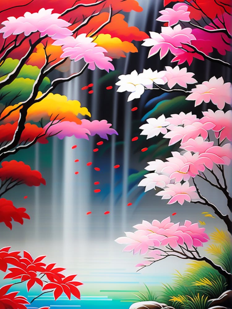 Waterfall Painting 1