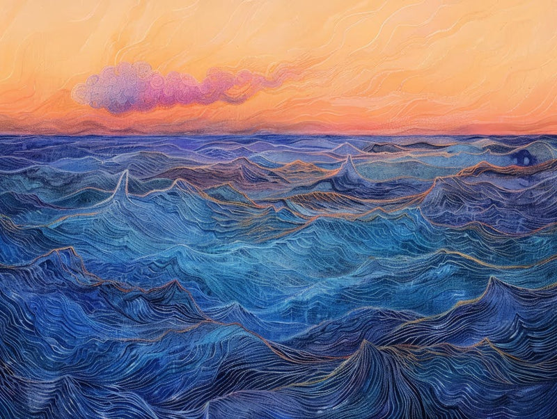 Sunset Over The Ocean 55
