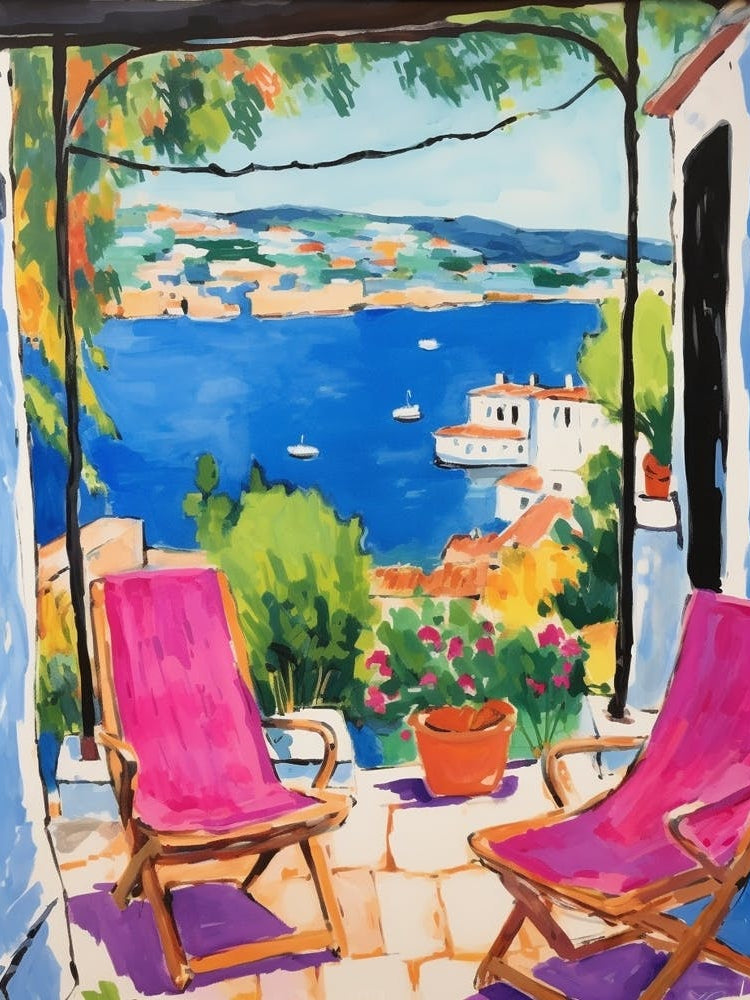 Bodrum Turkey 4 Fauvist Painting