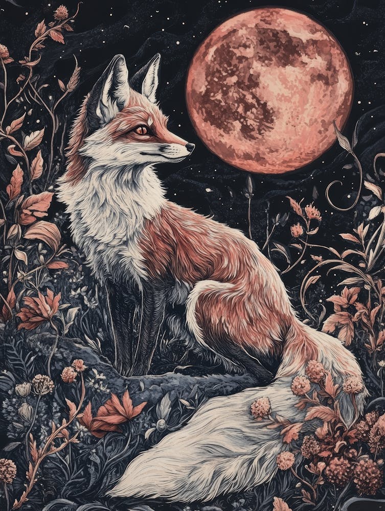 Fox In The Moonlight 2