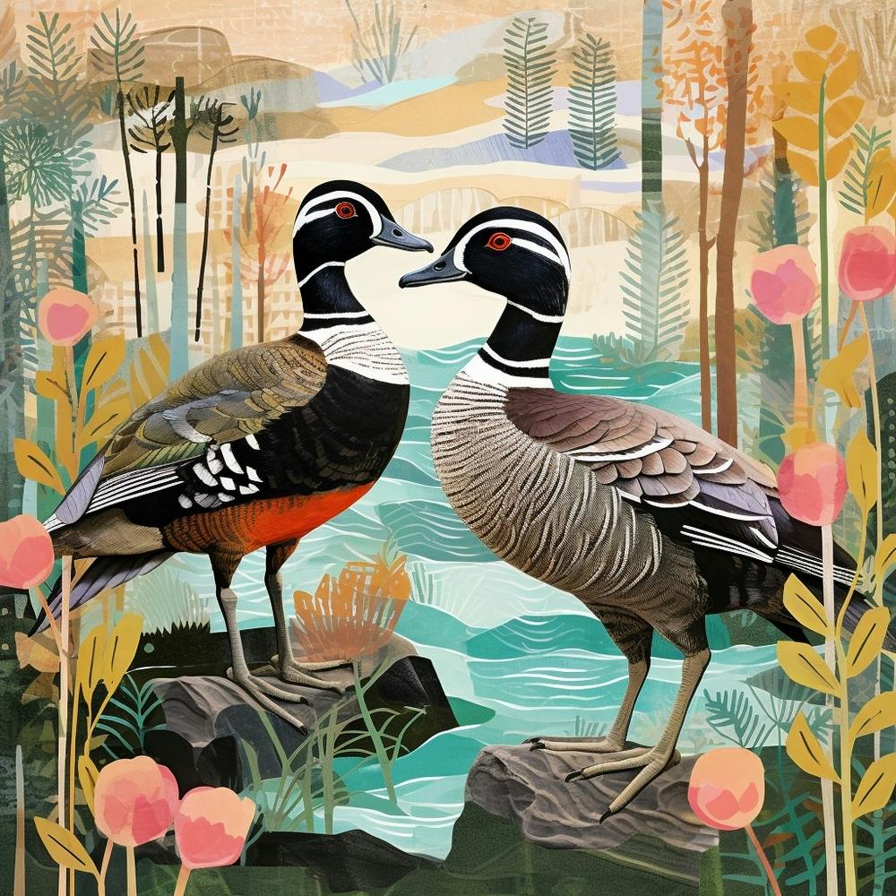 Bird In Nature Wood Duck 2