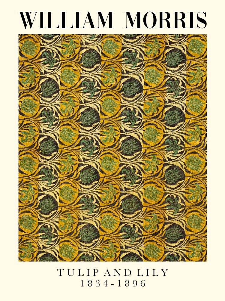 William Morris Tulip And Lily