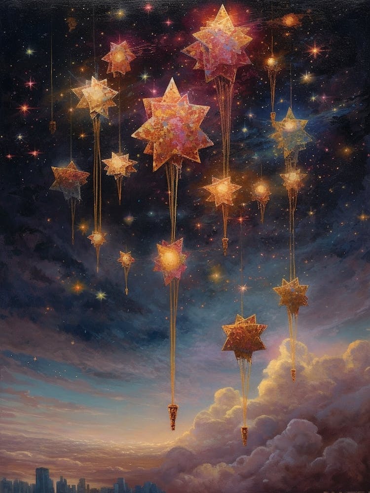 Ballons Étoiles Célestes