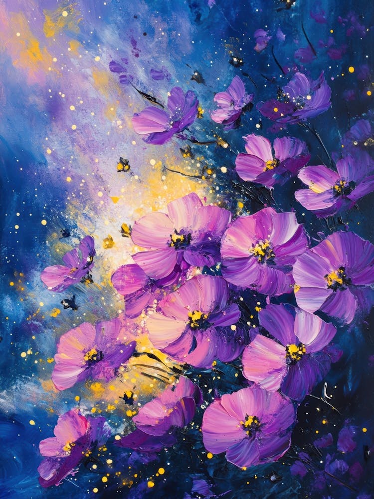 Purple Cosmos 4